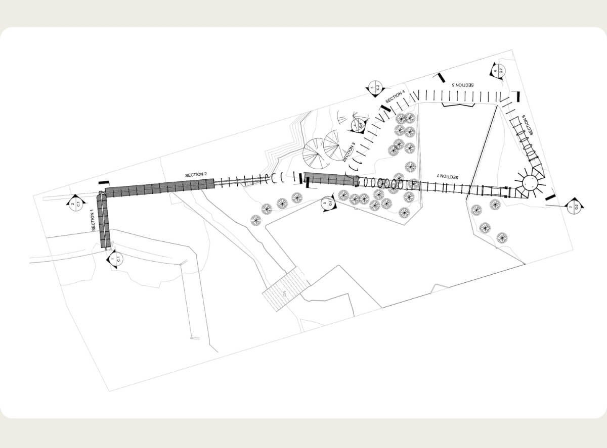 Leopard tunnel system - drawing